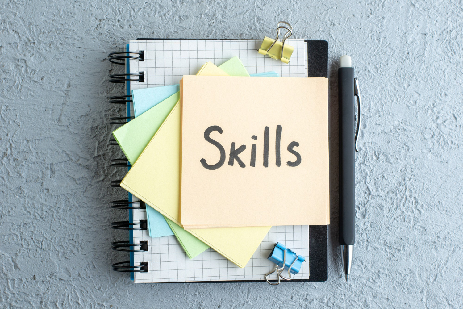 Post-it skills, compétences techniques